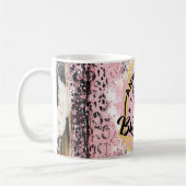 アンチ社会の蝶セラミックマグカップ コーヒーマグカップ (左)