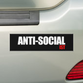 アンチ社会主義アンチオバマ- バンパーステッカー (車上)