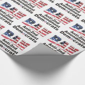 アンチ第2修正民主党員を禁止して下さい ラッピングペーパー (角)