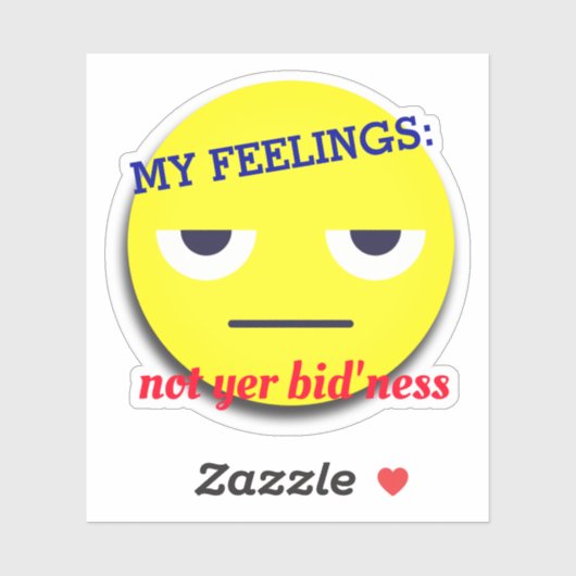 アンチ絵文字感覚は自分のビジネスのステッカーを気にする シール (シート)