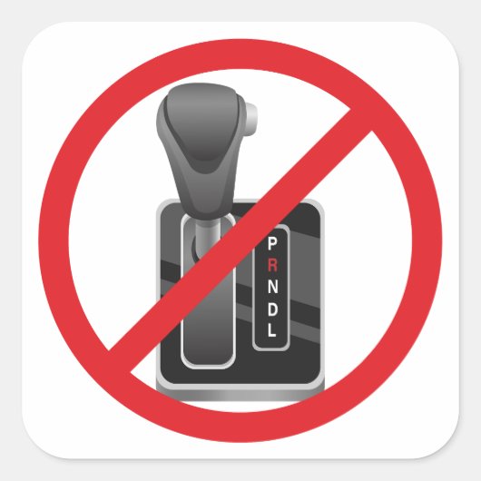 アンチ自動 – スティックおもしろいシフトマニュアルギアボックス スクエアシール (正面)