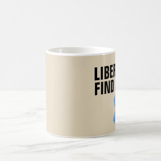 アンチ自由主義の・自由主義はコーヒーのマグを治す コーヒーマグカップ (中央)