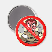 アンチ茶パーティー マグネット (正面/裏面)