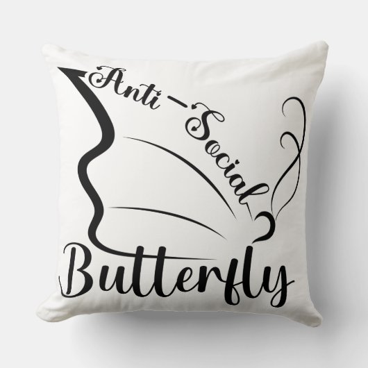 アンチ蝶 クッション (正面)