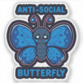 アンチ蝶 シール (正面)