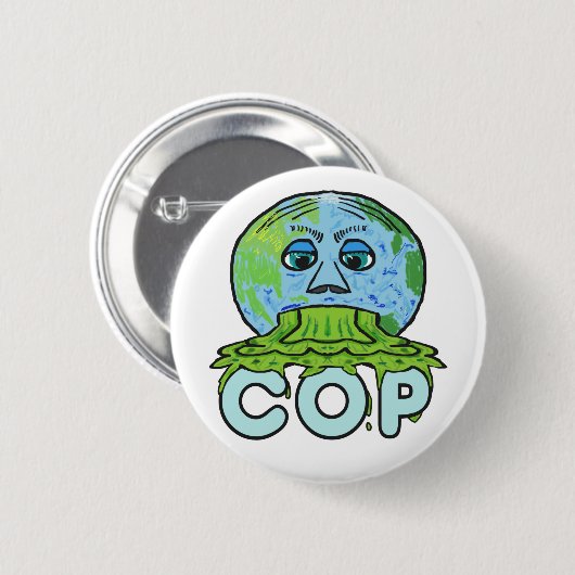 アンチ警官 缶バッジ (正面&裏面)