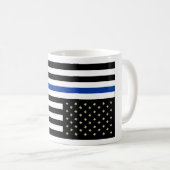 アンチ警察州w.歴史的画像 コーヒーマグカップ (正面右)
