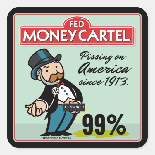 アンチ連邦準備制度 スクエアシール (正面)