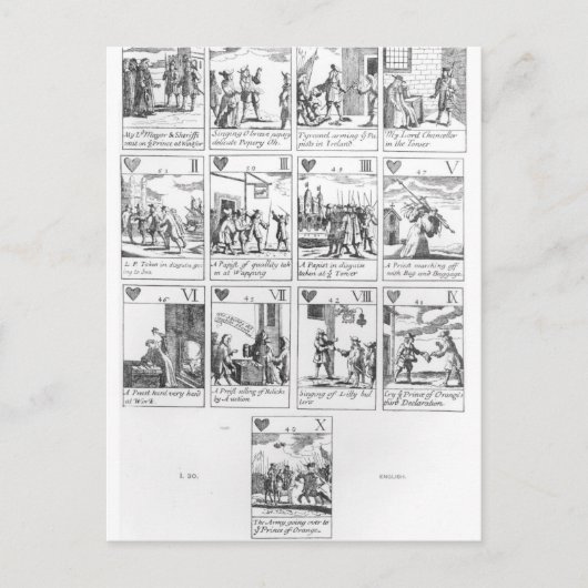 アンチ遊カトリックのカード ポストカード (正面)