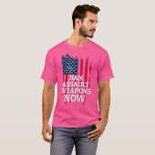 アンチ銃活動家の暴行兵器を今すぐ禁止 Tシャツ (正面フル)