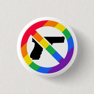 アンチ銃LGBTの虹Pin 缶バッジ