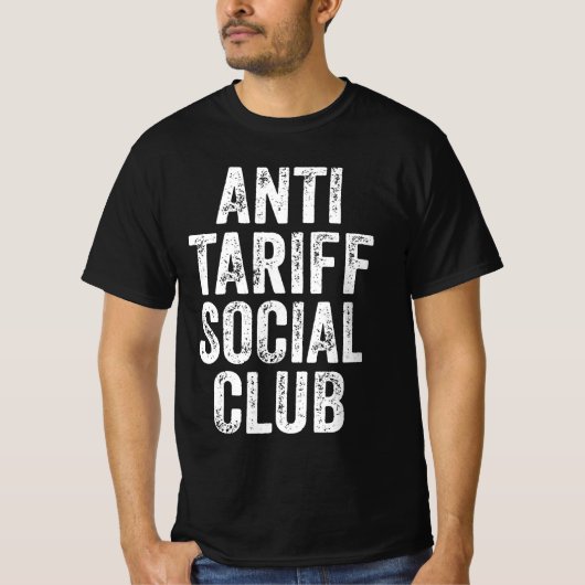 アンチ関税社会部 Tシャツ (正面)