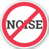 アンチ雑音 シール (正面)