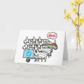 アンチ青のチェックマーク カード (黄色い花)