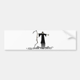 アンチ飲み、運転 バンパーステッカー