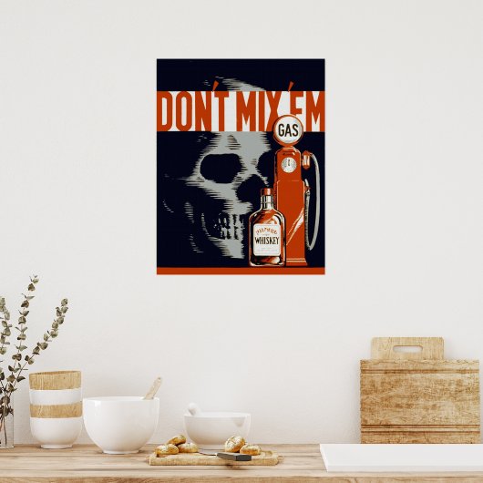 アンチ飲駆動 ポスター (キッチン)