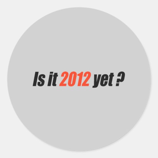 アンチ – オバマバンパーステッカー- 2012年まだ ラウンドシール (正面)