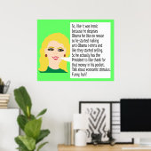 アンチ・オバマ皮肉ポスター ポスター (ホームオフィス)