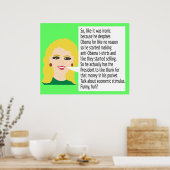 アンチ・オバマ皮肉ポスター ポスター (キッチン)