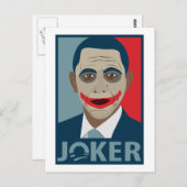アンチ・オバマ・ジョーカー ポストカード (正面/裏面)