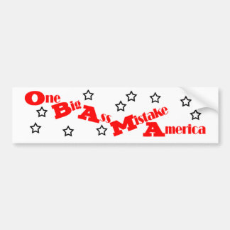 アンチ·オバマ·バンパー·ステッカー バンパーステッカー