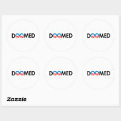 アンチ – オバマ – 運命のブラック – .png ラウンドシール (シート)