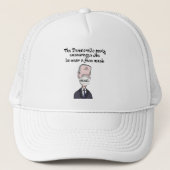 アンチ·ジョおもしろいー·バイデン氏さん，マスク·ポリティクスを着用 キャップ (正面)