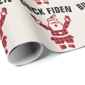 アンチ – ジョーバイデン氏バックおもしろいフィデンクリスマス ラッピングペーパー (ロールコーナー)