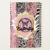 アンチ・ソーシャル・バタフライTo-Doリスト・ノートブック ノートブック (裏面)