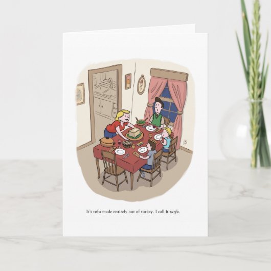 アンチ・トファーキー感謝祭 シーズンカード (正面)