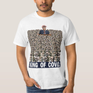 アンチ-トランプバイバイコロナキングトランプCOVIDコロナ Tシャツ