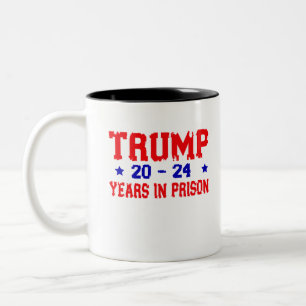 アンチ – トランプ20-24刑務所で、民主党員 ツートーンマグカップ