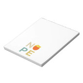 アンチ – トランプ – ノーペ版III ノートパッド (回転)