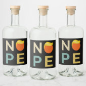 アンチ – トランプ – ノーペ版III リキュールボトルラベル (ボトル)