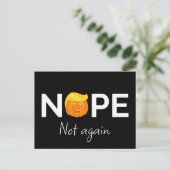 アンチ – トランプ – ノーペ、再びハロウィーン版I ポストカード (スタンド正面)