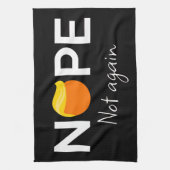 アンチ – トランプ – ノーペ、再びI キッチンタオル (縦)