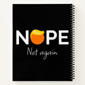 アンチ – トランプ – ノーペ、再びI ノートブック (裏面)