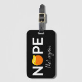 アンチ – トランプ – ノーペ、再びI ラゲッジタグ (正面縦)