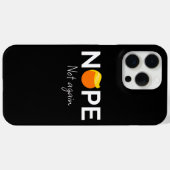 アンチ – トランプ – ノーペ、再びI Case-Mate iPhoneケース (裏面 (横))