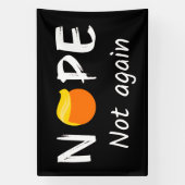 アンチ – トランプ – ノーペ、再びII 横断幕 (縦)