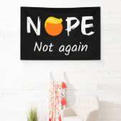 アンチ – トランプ – ノーペ、再びII 横断幕 (インサイチュ)