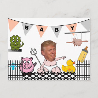 アンチ・トランプ/ベビー、 ポストカード