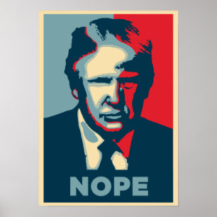 アンチ·トランプ·ラリー·ポスター- NOPEポスター ポスター