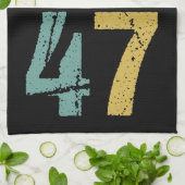 アンチ – トランプ – 86 47 I キッチンタオル (折り畳み)