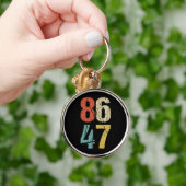 アンチ – トランプ – 86 47 I キーホルダー (手)