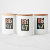 アンチ – トランプ – 86 47 I フードラベル (ボトル)