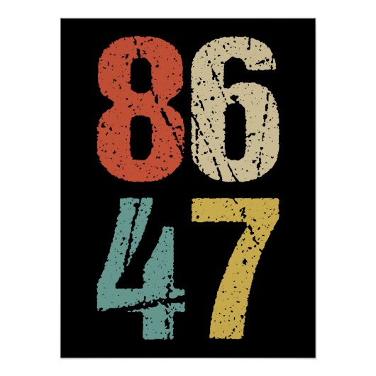 アンチ – トランプ – 86 47 I ポスター (正面)