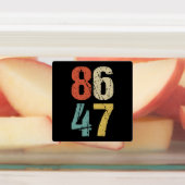 アンチ – トランプ – 86 47 I ラベル (貼付)