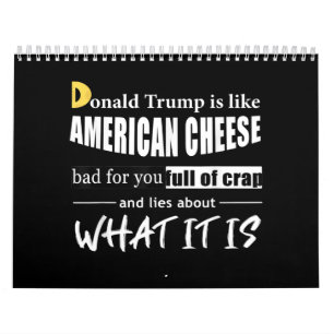 アンチ·ドナルド·トランプはアメリカン·チーズ·ウーマンのようだ カレンダー