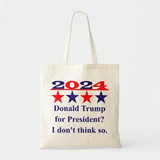 アンチ – ドナルド・トランプ大統領 – 政治引用文 トートバッグ (正面)